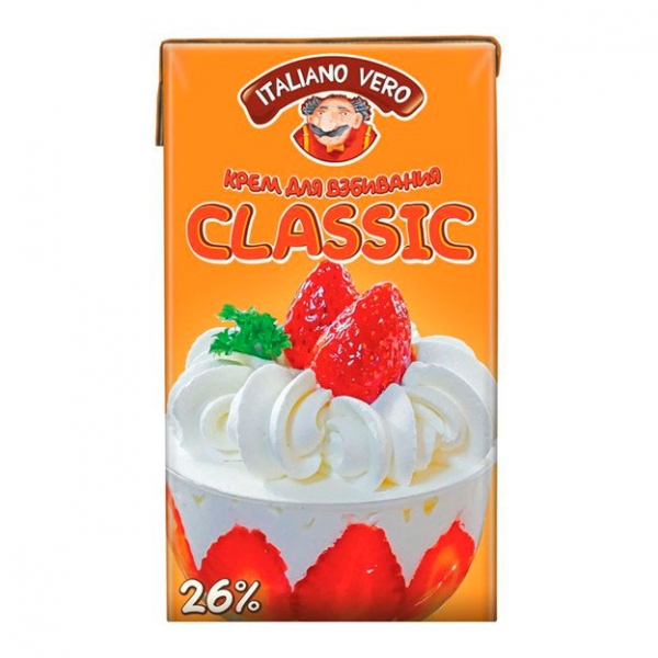 Кондитерские растительные сливки ITALIANO VERO  26%