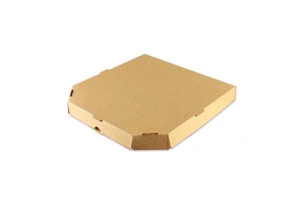 Коробка под пиццу 30*30*3,5 БУРАЯ, Очень вкусная RED  