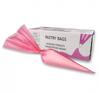 Кондитерский мешок в ролике ROLLH PINK 53см 90 микрон