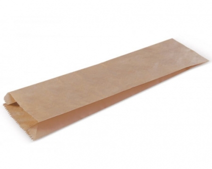 Пакет крафт для багета 110*50*610 мм, плотность 40 гр/м2